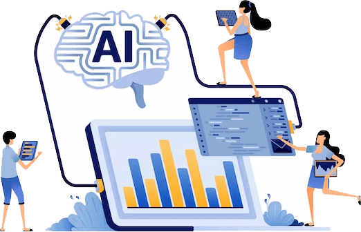 AI compute dashboard with analytics and machine learning